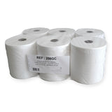 Wiping reels without pre-cut - maxi-wadding - package of 6 rolls