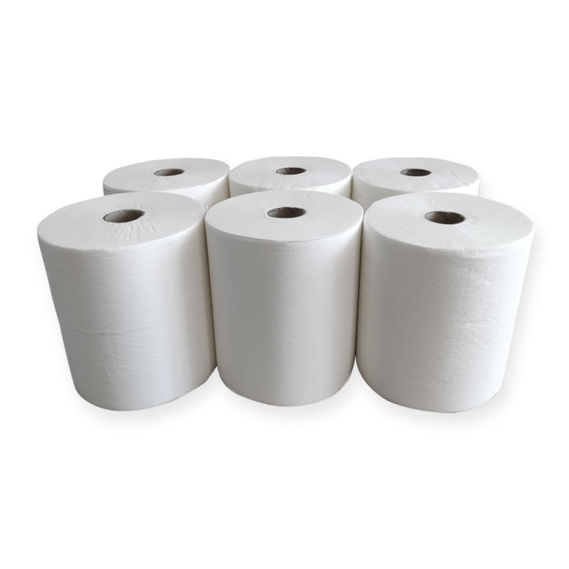 Wiping reels without pre-cut - maxi-wadding - package of 6 rolls