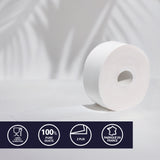 Papier hygiénique 2 plis Mini Jumbo - 200 m - Pure ouate - colis de 12 rouleaux