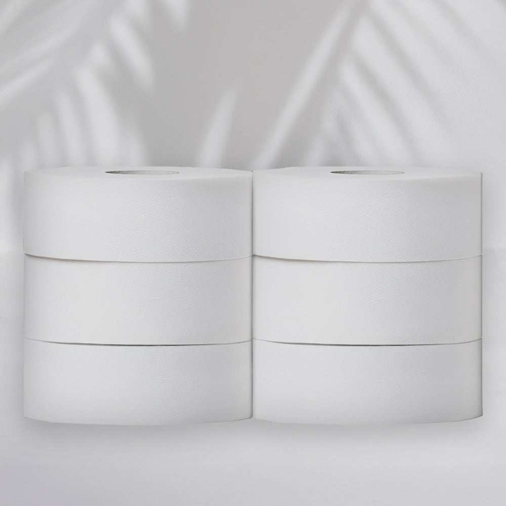 Papier hygiénique 2 plis Maxi Titan - 320 m - Pure ouate - colis de 6 rouleaux