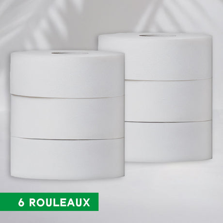 2-ply Maxi Jumbo toilet paper - 350 m - Pure wadding - package of 6 rolls