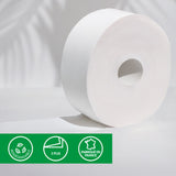 Papier hygiénique 2 plis Maxi Titan - 320 m - Pure ouate - colis de 6 rouleaux