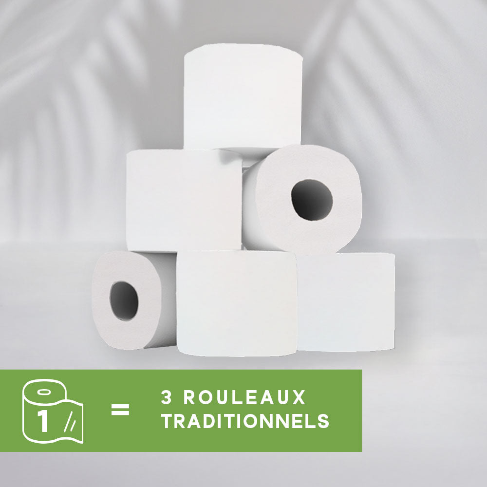Papier hygiénique P'MAX 500 - 500 feuilles - Pure ouate - colis de 36 rouleaux